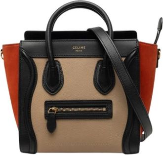 Celine Pre-owned Luggage Tote - Dames - Vintage Shopper - Veelkleurig - ONE Size - Leer - Vintage