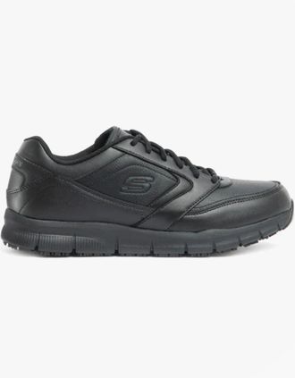 Skechers Mens Skechers Work 77156EC NAMPA SR Mens Occupational Trainers Black - Size: 7.5