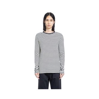 Ann Demeulemeester Greg Striped Long-Sleeve T-Shirt