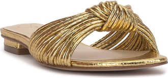 Jessica Simpson Dydra Slide Sandal in Gold 02 at Nordstrom, Size 6.5