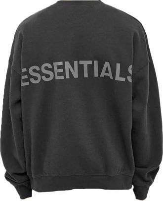 Fear of God Reflective Logo Sweatshirt Black 192HO192105F