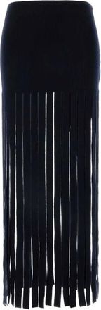 Alanui Dames, Rokken, Blauw, Maat: XS Wol