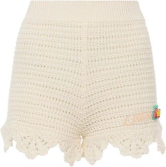 Chlo&eacute; Short Shorts - Dames - Bermuda - Beige - M - Nylon - Korte Broeken