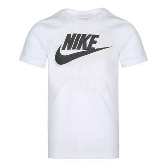 Nike Sportswear Alphabet Logo Printing Breathable Short Sleeve White BV0629-100