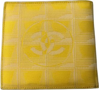 Chanel New Travel Line Canvas Leather Wallet (Bi-Fold) (Pre-Owned)