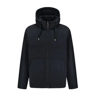 Herno Hooded Zip-Up Jacket - Heren - Gewatteerde jassen - Blauw - 2XL - Jassen