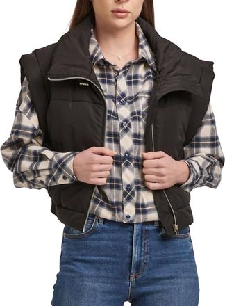 Dear John Denim Rosalia Vest In Black