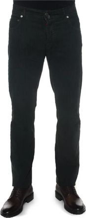 Kiton 5-Pocket Broek - Heren - Slim Fit Jeans - Zwart - W35 - Jeans