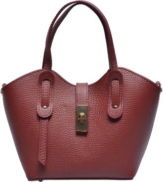 Anna Luchini Rood & VINO Rundleer Tas