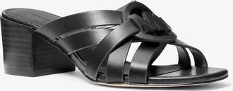 Michael Kors Erika Leather Sandal