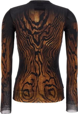 Jean Paul Gaultier Womens Multicolor Polyamide Pattern Shirt