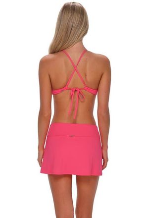 Sunsets Allison Swim Skirt Bottoms in Posy Pink Crepe at Nordstrom, Size X-Small