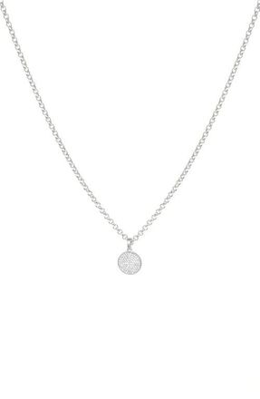 Dean Davidson Madeleine Pav&eacute; Pendant Necklace in White Cz at Nordstrom