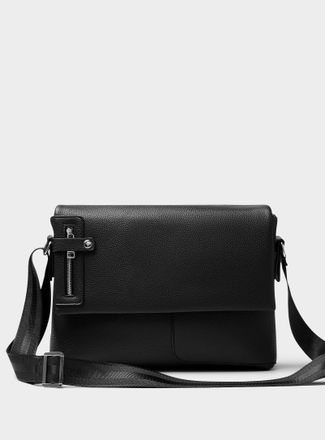 Le 31 Mens Asymmetric-pocket messenger bag