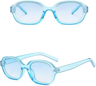 Generic Sunglasses for Men For Women Fashion Oval Shape Outdoor Sun glasses UV400 Female Eyewear,blue 2026