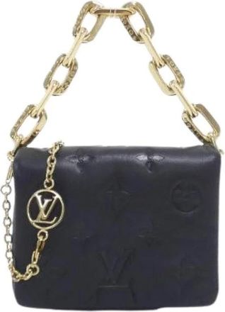 Louis Vuitton Pre-owned Coussin Lambskin Belt Bag - Dames - Vintage Schoudertas - Zwart - ONE Size - Vintage