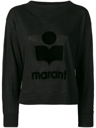 Isabel Marant T-shirt Kilsen con stampa - Nero