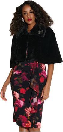 Joseph Ribkoff Jassen - Dames - Ponchos - Zwart - S/M - Jassen