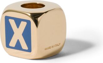 Miu Miu Enameled Metal Dice Charm, Woman, Periwinkle Blue