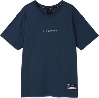 Nike Jordan Air Jordan x Fragment Design FW Street Style Collaboration Cotton Logo s Men Blue DA2986-414
