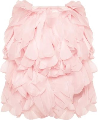 Lika Mantella in organza con ruches - Rosa