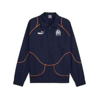 Puma Giacca da corsa Olympique de Marseille ftblSTATEMENT, Abbigliamento, Blu, XXL