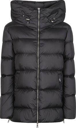Add Polyester High Collar Puffer Down Jacket