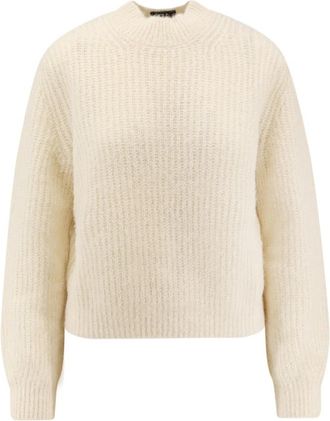 A.P.C. Emilia Sweater - Dames - Ronde hals truien - Beige - L - Wol - Truien & Vesten
