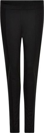 In Front Zwarte leggings met stijlvolle details - Dames - Leggings - Zwart - 2XL - Nylon - Broeken