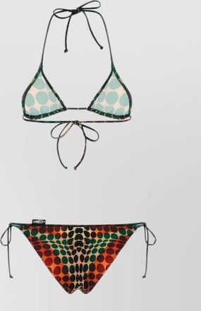 Jean Paul Gaultier stretch bikini triangle top low rise