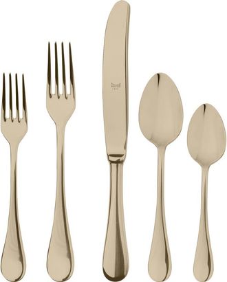 Mepra Brescia Flatware Set - 5 Pieces in Champagne at Nordstrom