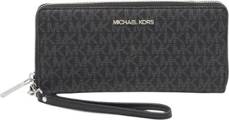 Michael Kors Pre-owned Coated canvas wallets - Dames - Vintage Accessoires - Zwart - ONE Size - Leer - Vintage