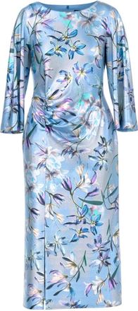 Marc Cain Dames, Jurken, Blauw, Maat: M Zijde