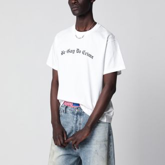 Dagger White Be Gay Do Crime T-shirt