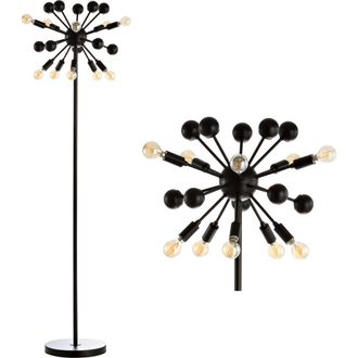 Jonathan Y Designs Orbit 10-Light 63 Modern Sputnik Metal LED Floor Lamp, Black at Nordstrom