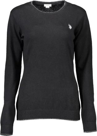 U.S.Polo Association U.s. Polo Assn., Dames, Truien, Zwart, Maat: XL Katoen