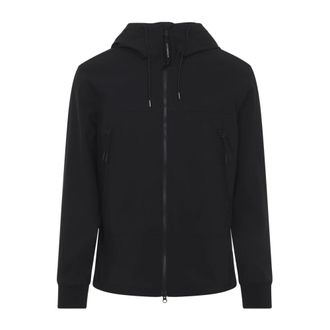C.P. Company C.P. Company, Zip-throughs, male, Black, XL, Shell-R Hooded Jacket