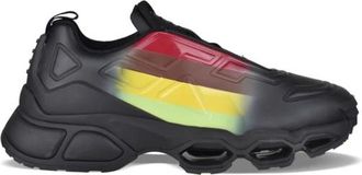 Prada Collision Cross Low-Top Sneakers - Heren - Sneakers - Zwart - 40 EU - Schoenen