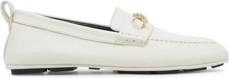 Versace Loafers, male, Beige, 9 UK, Biggie Leather Drivers