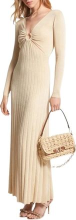 Michael Kors Kleedjes > Day Kleedjes > Maxi Kleedjes - Dames - Maxi kleedjes - Geel - L - Kleedjes