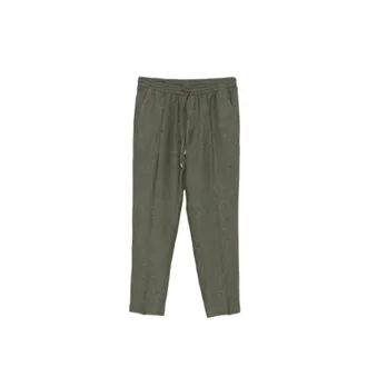 BRIGLIA 1949 Wide Trousers, male, Green, Size: 3XL Wide Trousers
