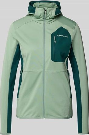 Peak Performance Jacke mit Logo-Stitching in Hellgruen, Gr&ouml;&szlig;e XL