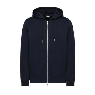 Karl Lagerfeld Heren, Sweatshirts & Hoodies, Blauw, Maat: XL