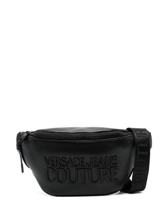 Versace Jeans Couture Tas met logo - Zwart