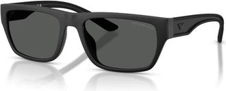 Emporio Armani Ea 4267U Zonnebril - Heren - Zonnebrillen - Zwart - 57 MM - Accessoires