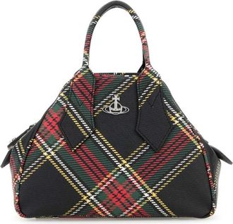 Vivienne Westwood Printed Synthetic Leather Small Yasmine Handbag