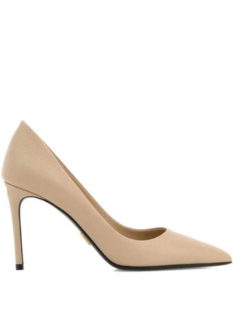 Prada sand leather pumps - Neutrals