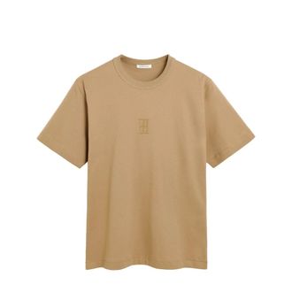 By Malene Birger T-Shirts, female, Brown, XS, Minimalist Cotton T-Shirt