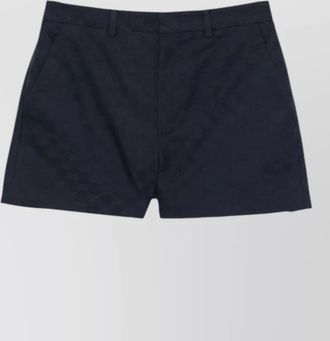 Gucci tailored shorts belt loops side and back pockets
