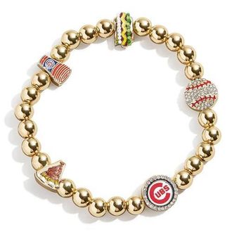 BaubleBar Chicago Cubs Localized Pisa Bracelet in Gold at Nordstrom